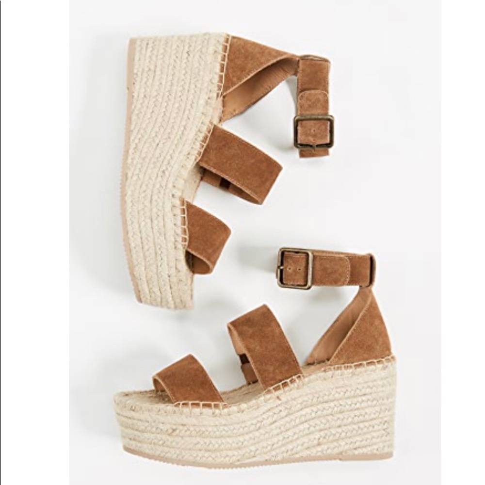 Soludos Palma Suede Espadrille Platform Wedges